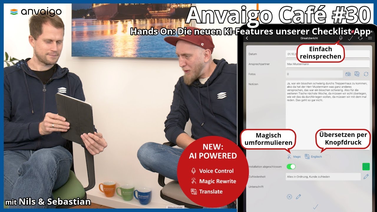 Anvaigo Café #30 - Hands On: Die fantastischen KI-Features unserer Checklist App