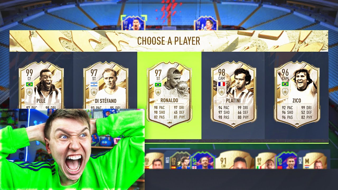 196 RATED!! *NEW* ICON MOMENTS FUT DRAFT!! (FIFA 22)