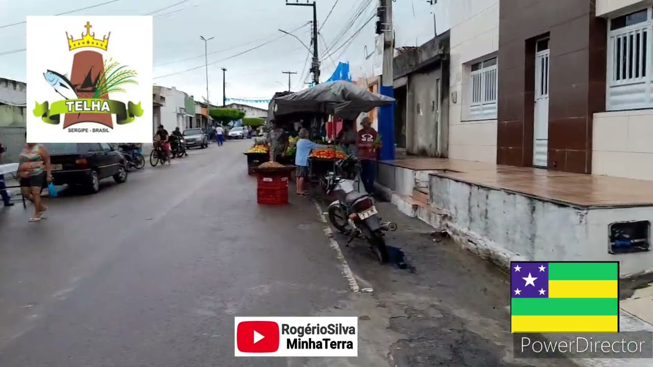 Telha - Sergipe. Av: principal da cidade
