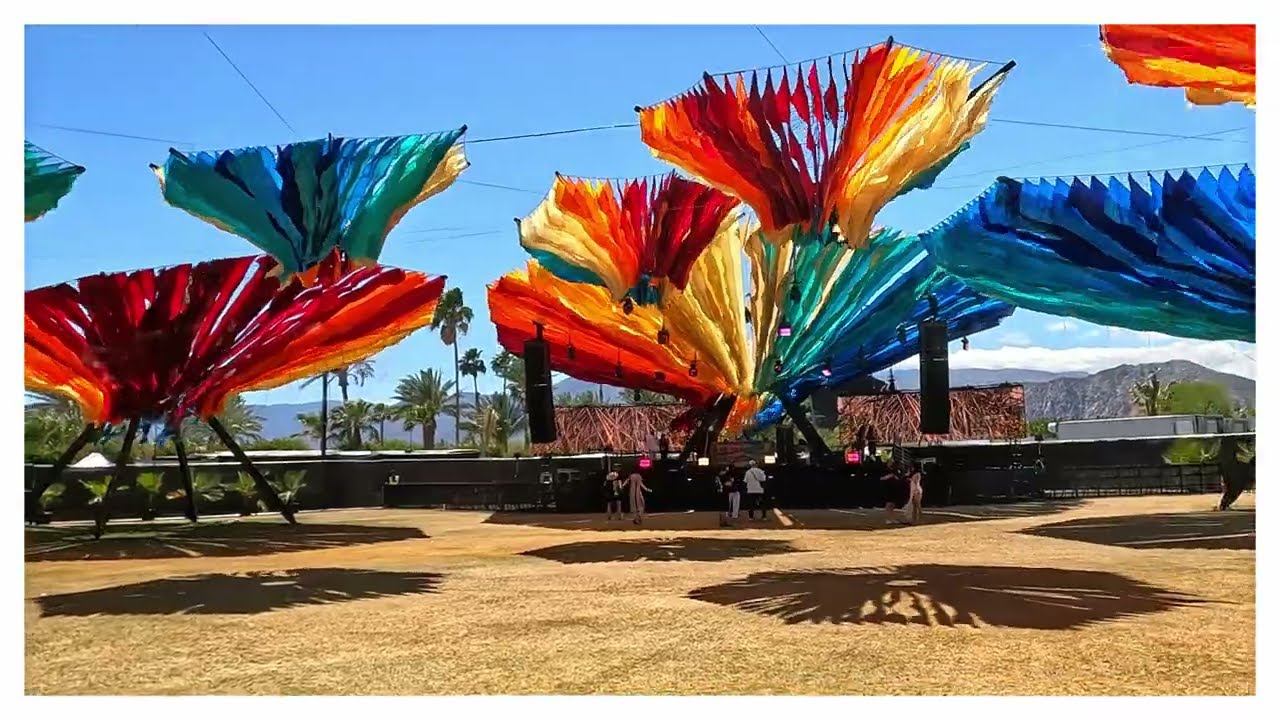 Coachella 2024 Structure #4k #music #festival