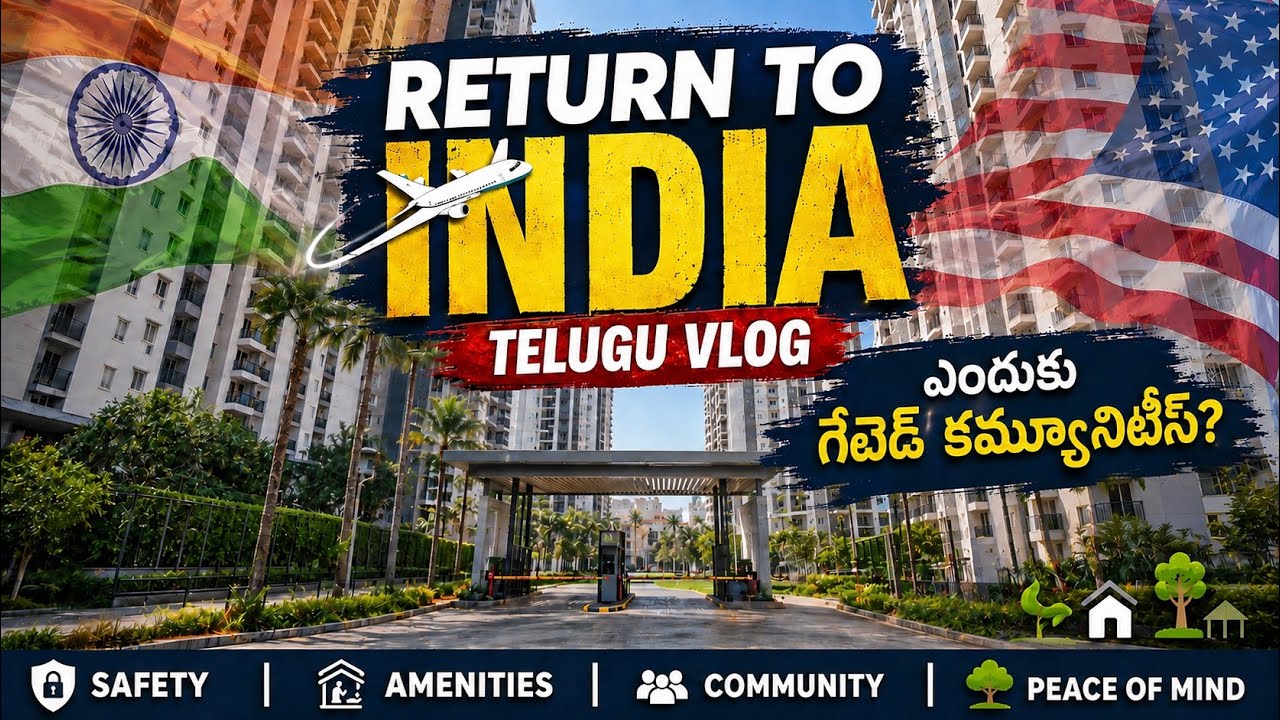     🇺🇸➡️🇮🇳 Moving Back to India? Here&rsquo;s Why We Chose a Gated Community #returntoindia #nri 