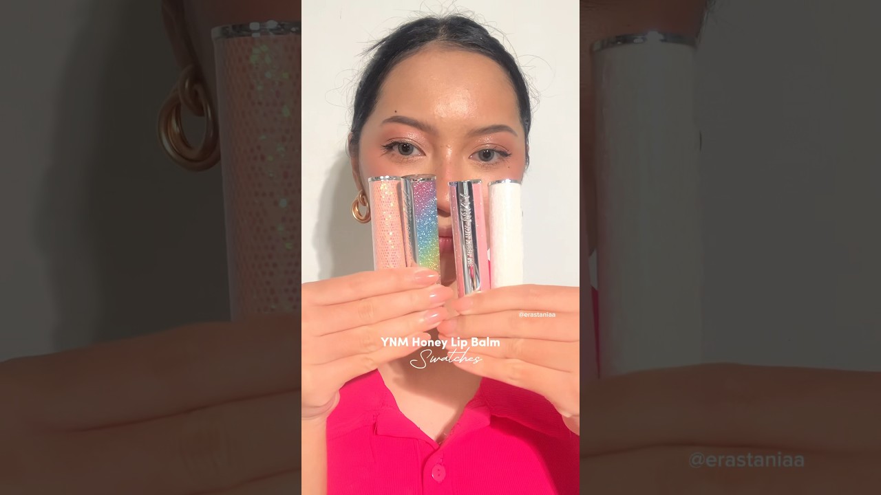 Y.N.M Honey Lip Holiday Collection  #lipswatches #swatches ✨💖  #koreanskincare #lipbalm #youneedme
