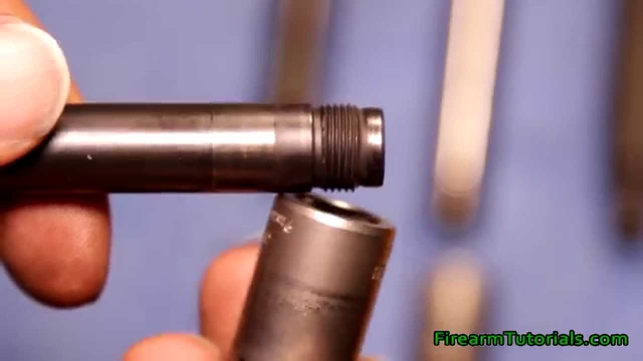 Suppressor barrel threads by caliber