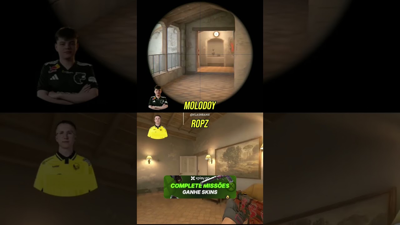 Molodoy vs Ropz na inferno #cs2 #counterstrike2