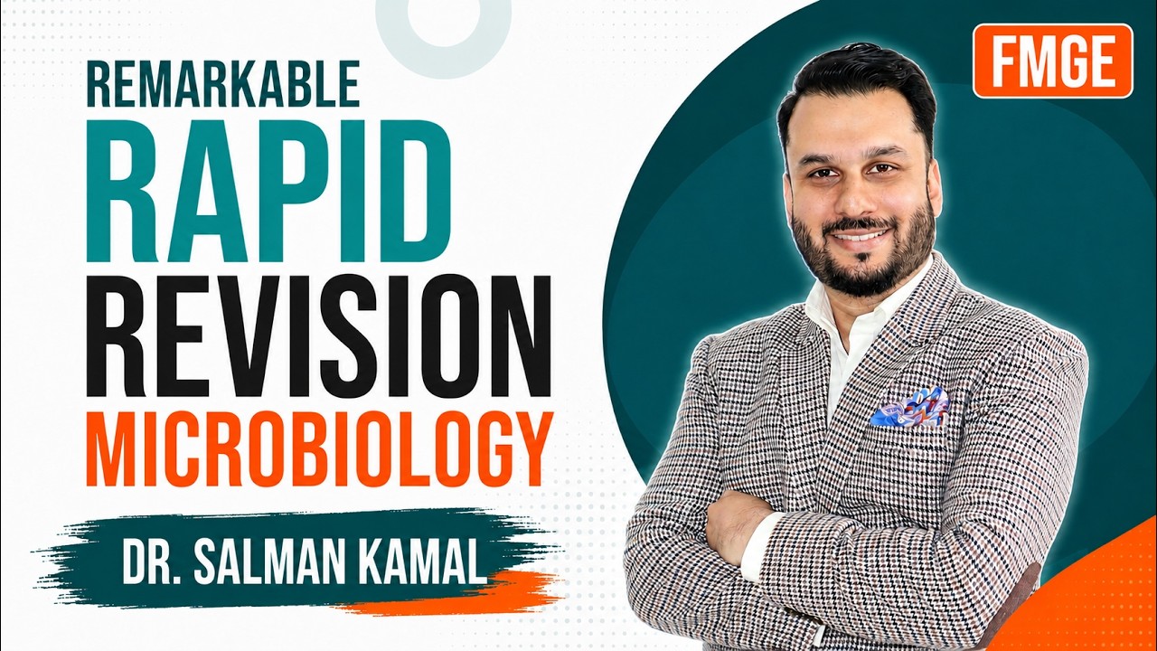 Rapid Revision Microbiology with Dr. Salman || FMGE & NEET PG