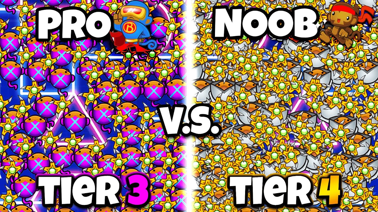 UNLIMITED Tier 3s vs INFINITE Tier 4s... (BTD Battles Experiment)