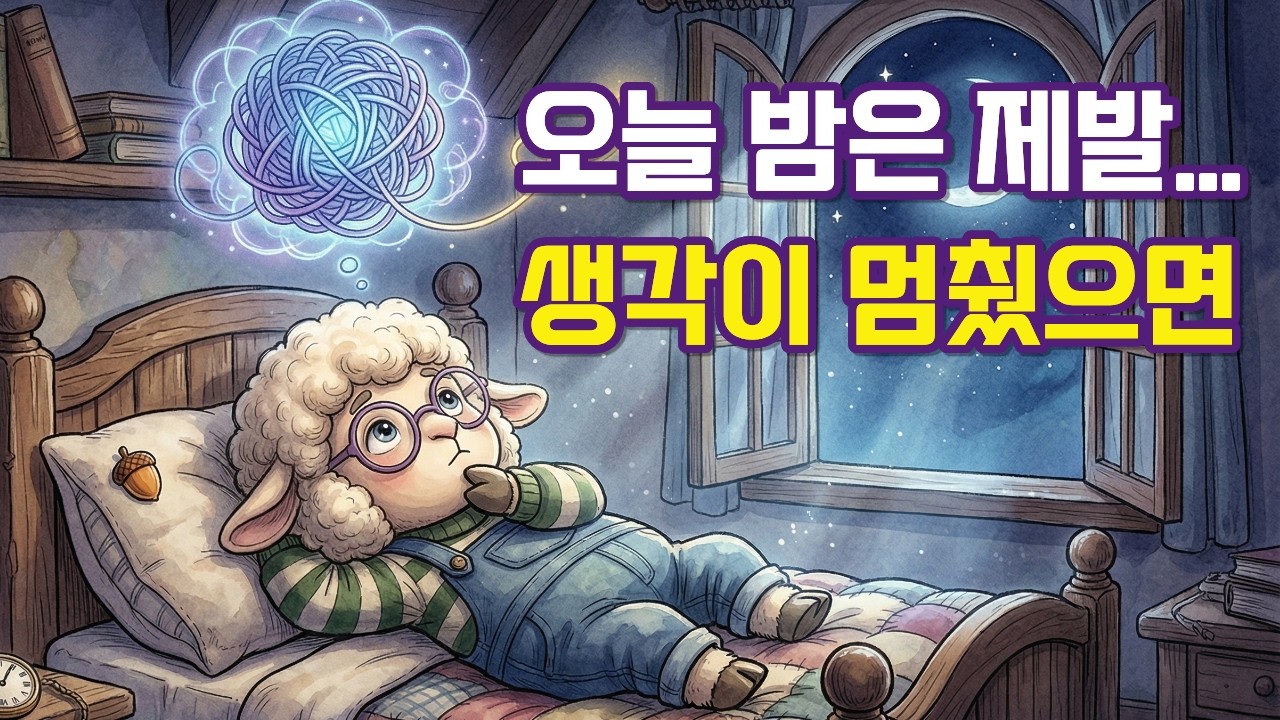 자려고 눕기만 하면 생각이 너무 많아지나요? 평안하게 잠 들 수 있는 뇌 과학적 방법