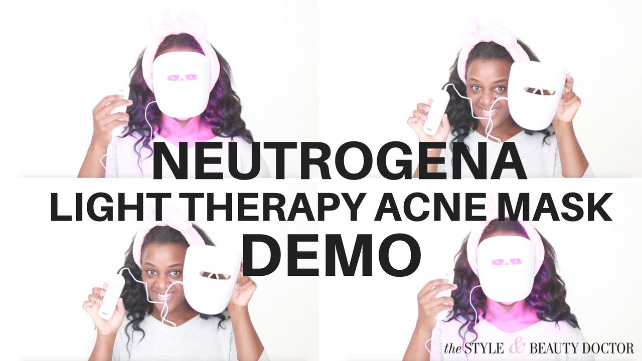 Neutrogena Light Therapy Acne Mask Demo