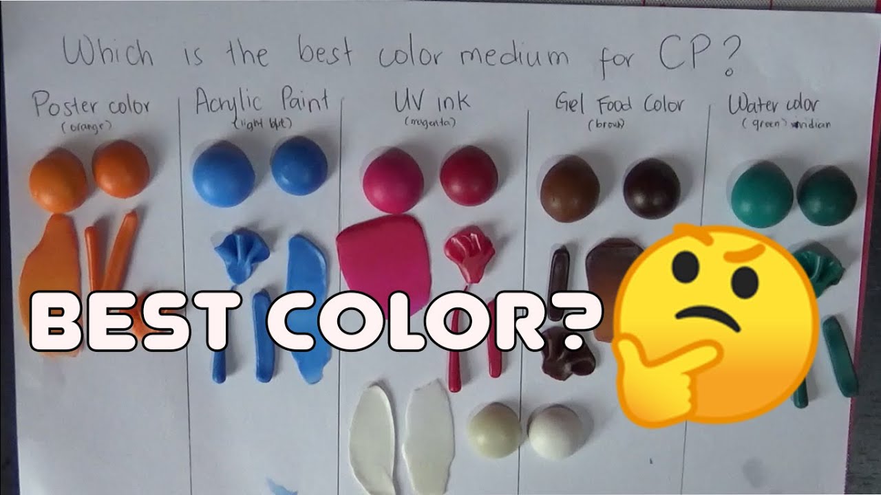 Coloring Cold Porcelain Clay✔ Clay Durability Test✔ Best Color to Use for Air Dry Clay✔