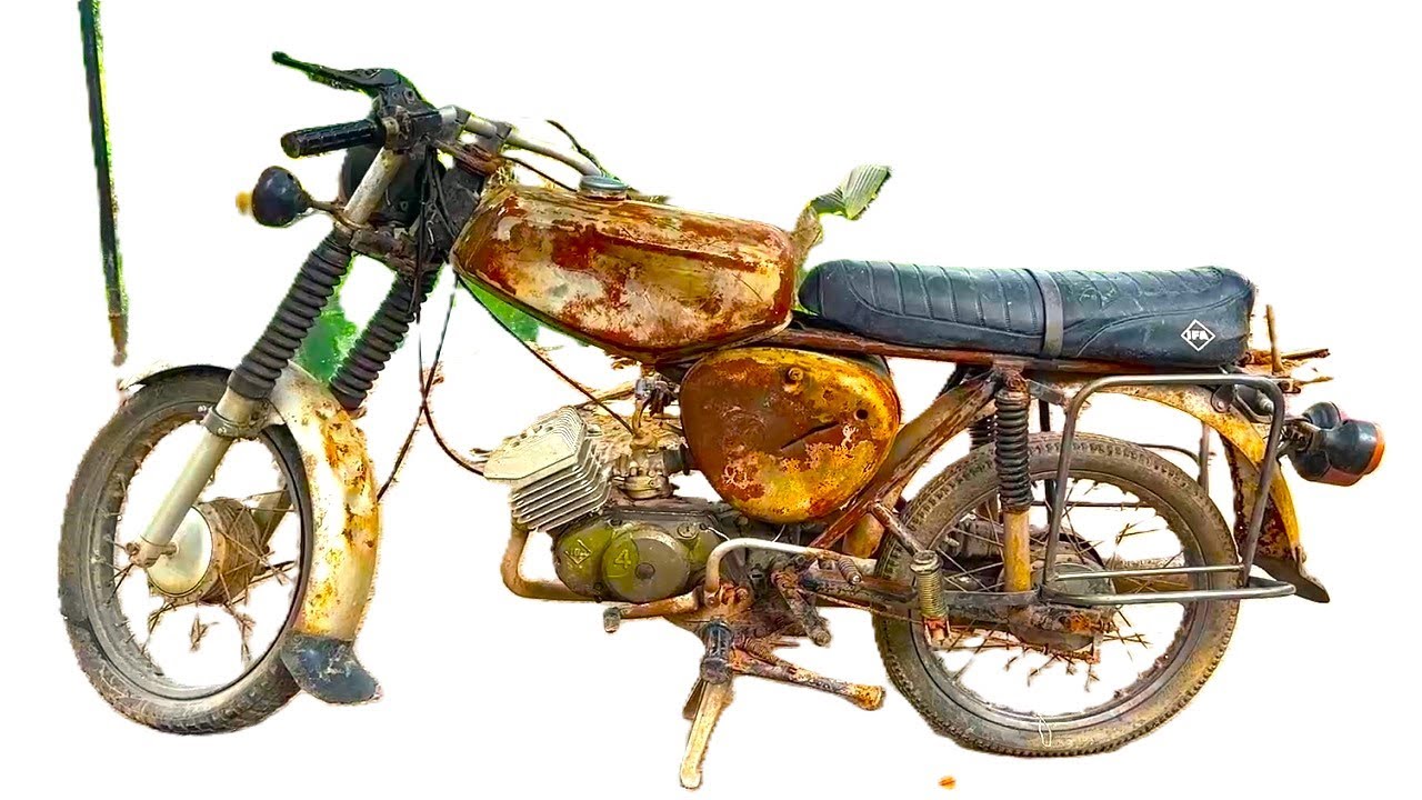 Restoration Old Damaged SIMSON BS51 Car // Restore SIMSON BS51 Part 1 Dismantling Painting