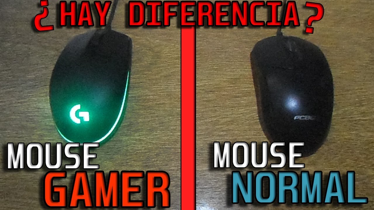 Mouse GAMER vs Mouse NORMAL ¿HAY DIFERENCIA?