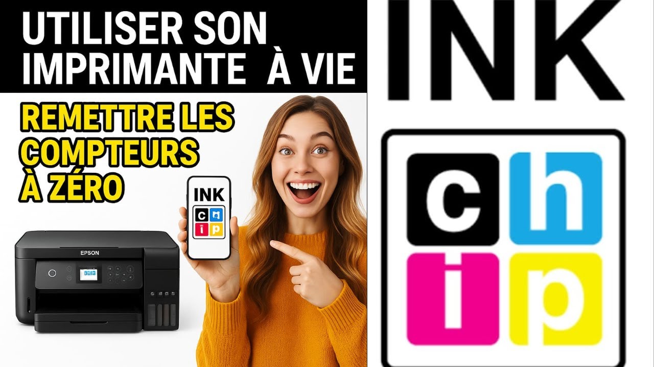 Ton Imprimante EPSON est bloquée? LA SOLUTION ULTIME pour mettre à 0 les compteurs cachés ! INKCHIP