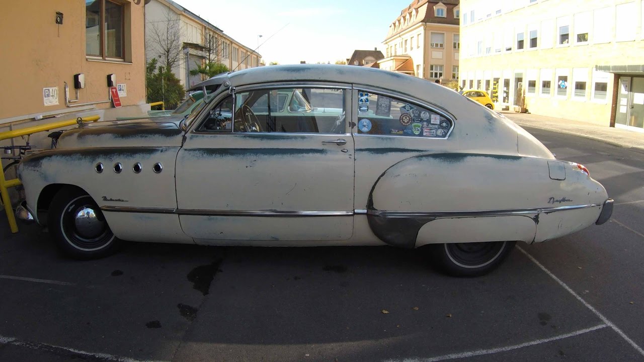 Buick Dynaflow Roadmaster 2 door 1949 us classic car sedanette original patina walkaround V0228
