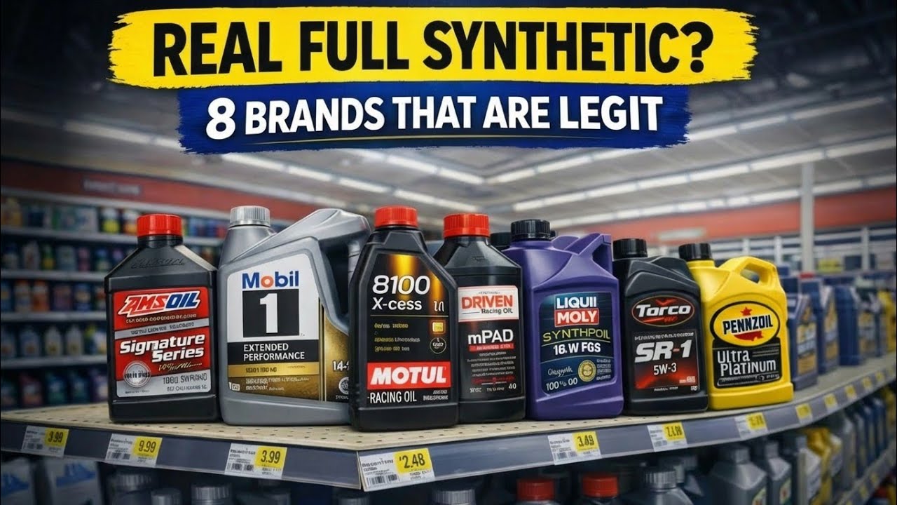 8 Synthetic Oil Brands With TRUE Full Synthetic Claims (Your Engine Will THANK You!)
