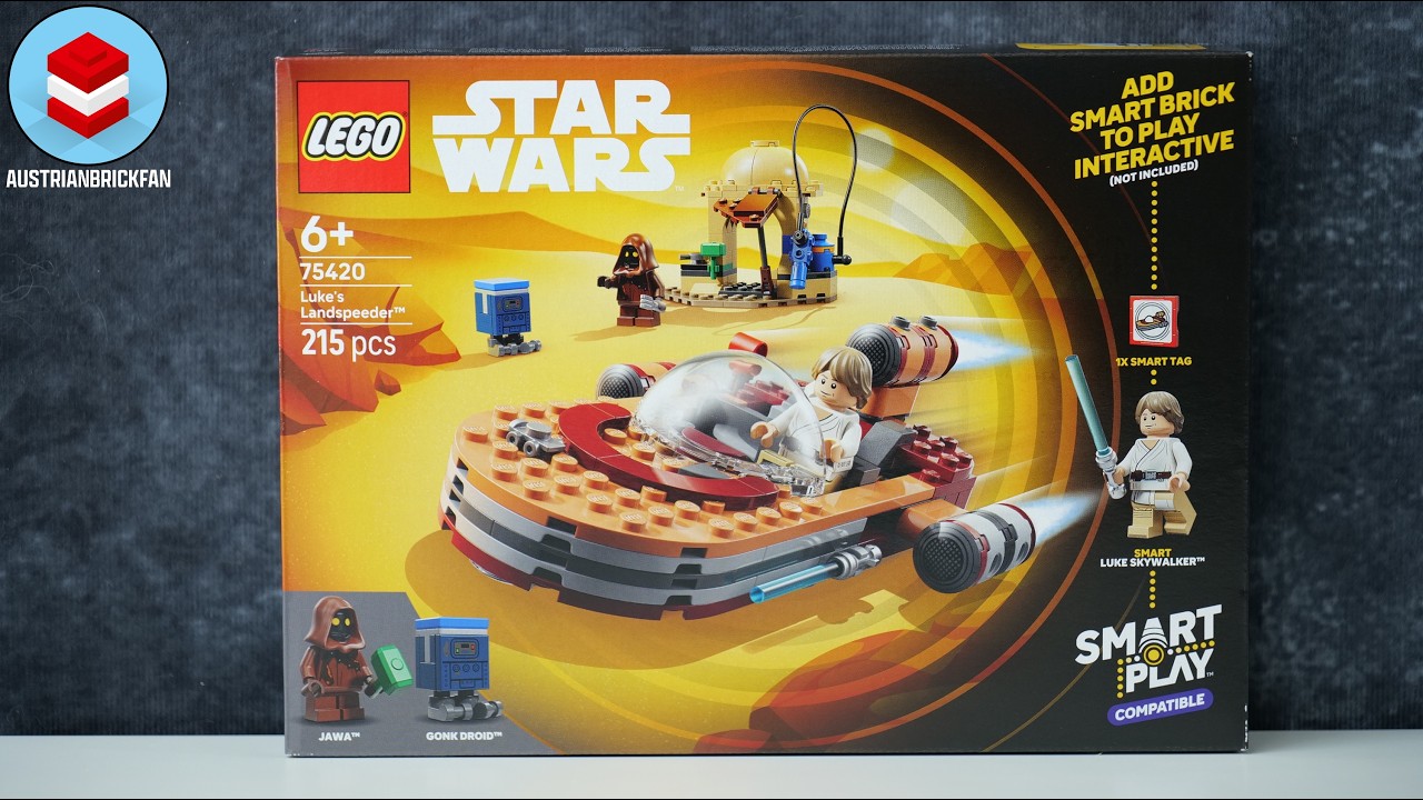 LEGO Star Wars 75420 Smart Play : Luke&acute;s Landspeeder - LEGO Speed Build Review