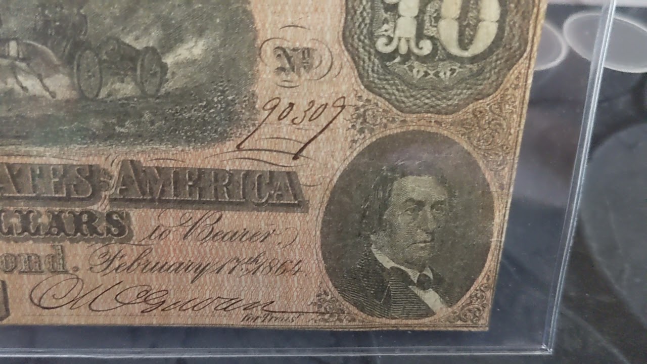 Fancy Friday Radar Confederate $10 Bill
