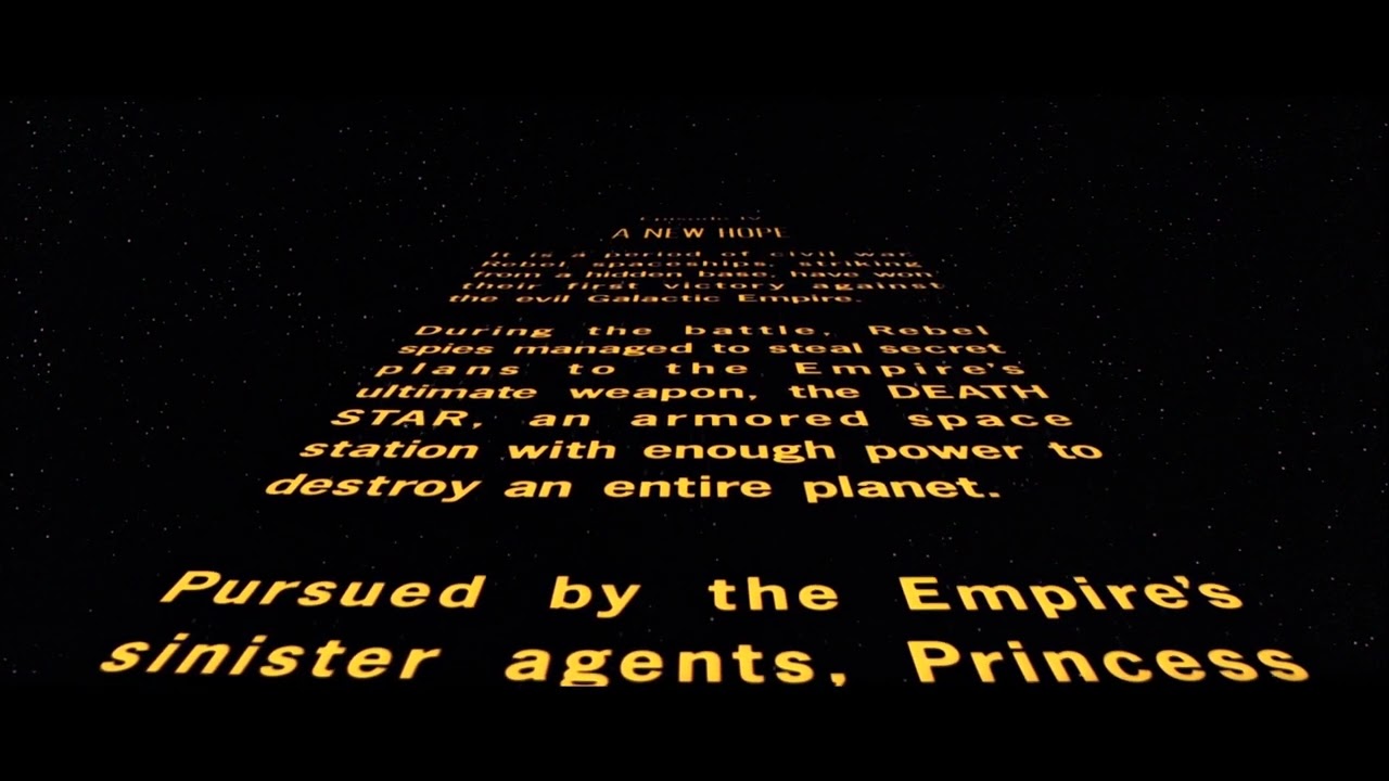 Star Wars opening crawl with Erich Wolfgang Korngold's Kings Row Main Title - Alternative Score