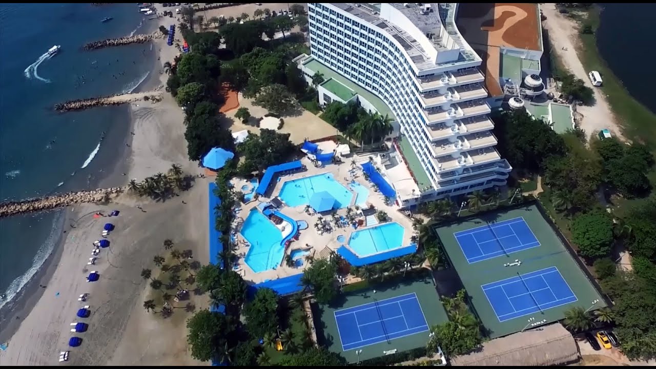 Hilton Cartagena Hotel Aerial Views