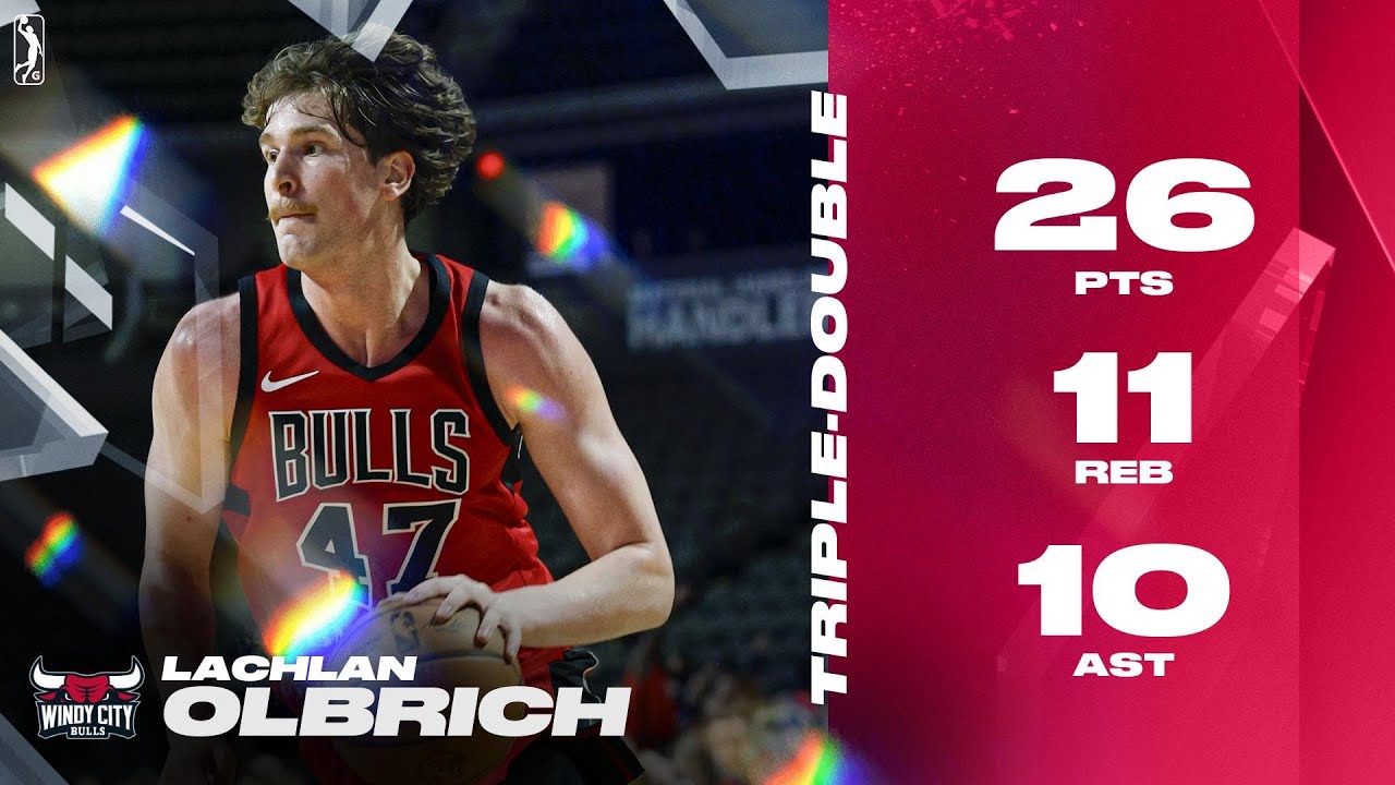 Lachlan Olbrich's First TRIPLE-DOUBLE: 26 PTS, 11 REB, 10 AST vs. Skyforce