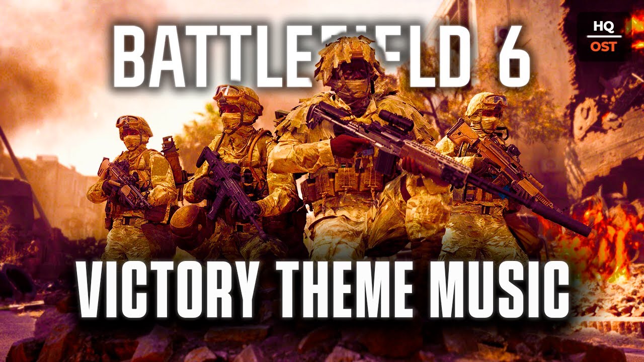 [HQ] Battlefield 6: Victory Match/Round Music Theme + (Bonus) LVL UP and Unlock 🏆| OST
