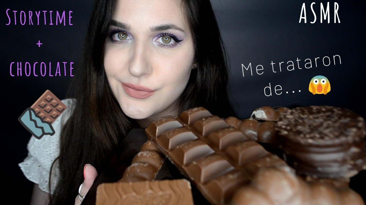 Comiendo CHOCOLATE 🍫 + storytime ♥ ASMR Español
