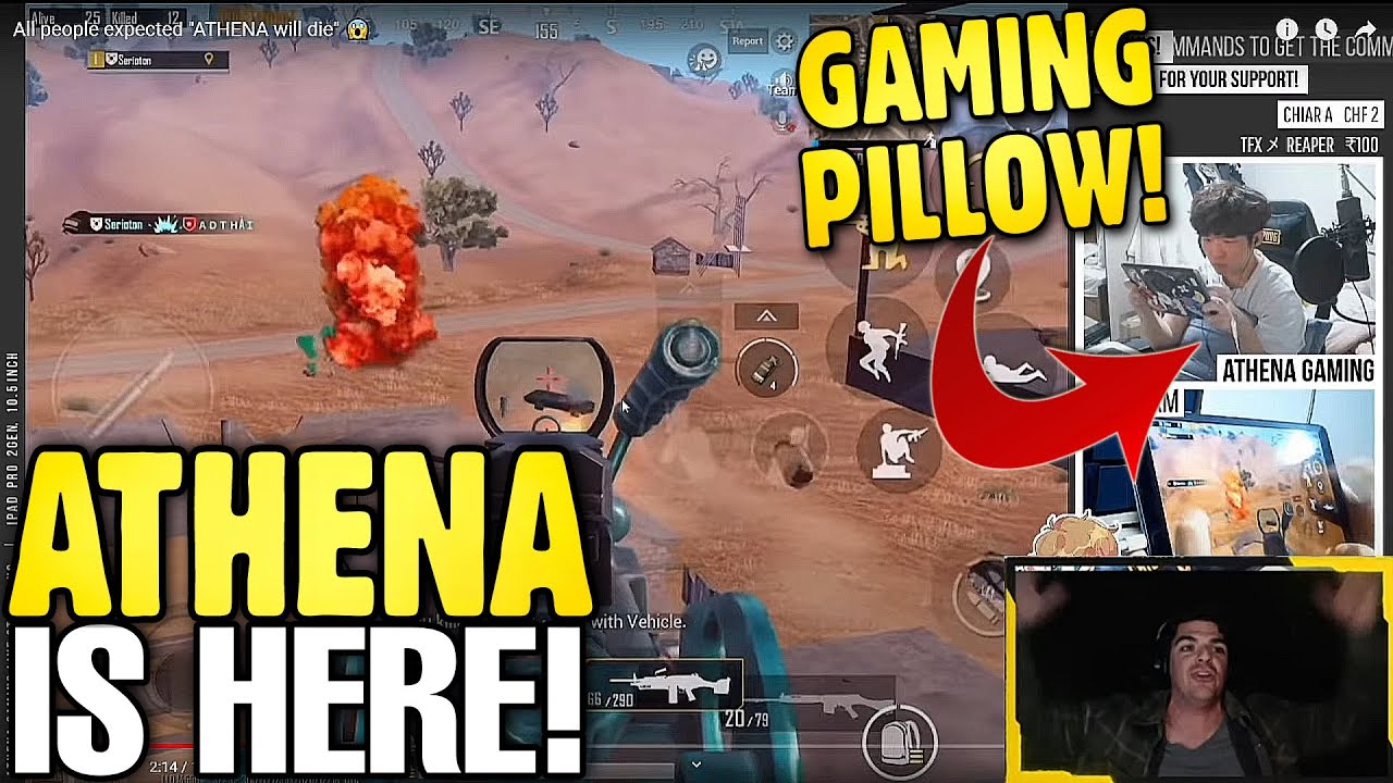 ATHENA Doing Athena Things (Athena reaction!)