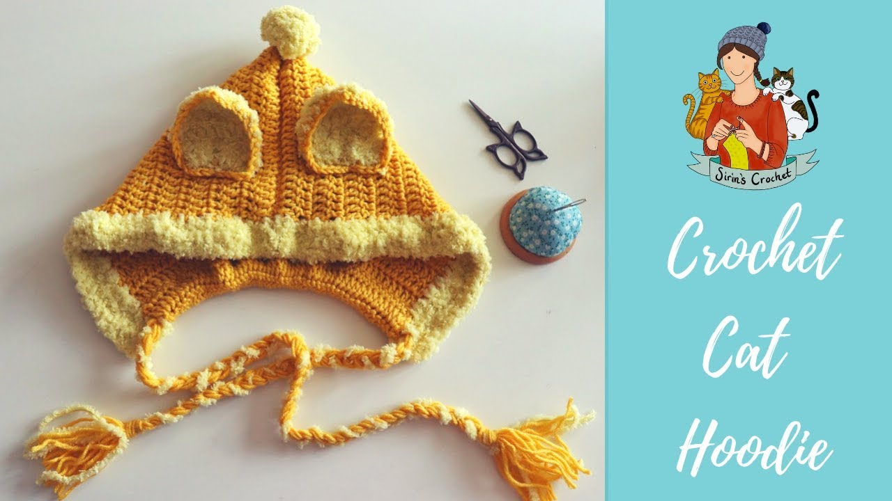 Crochet Cat Hoodie