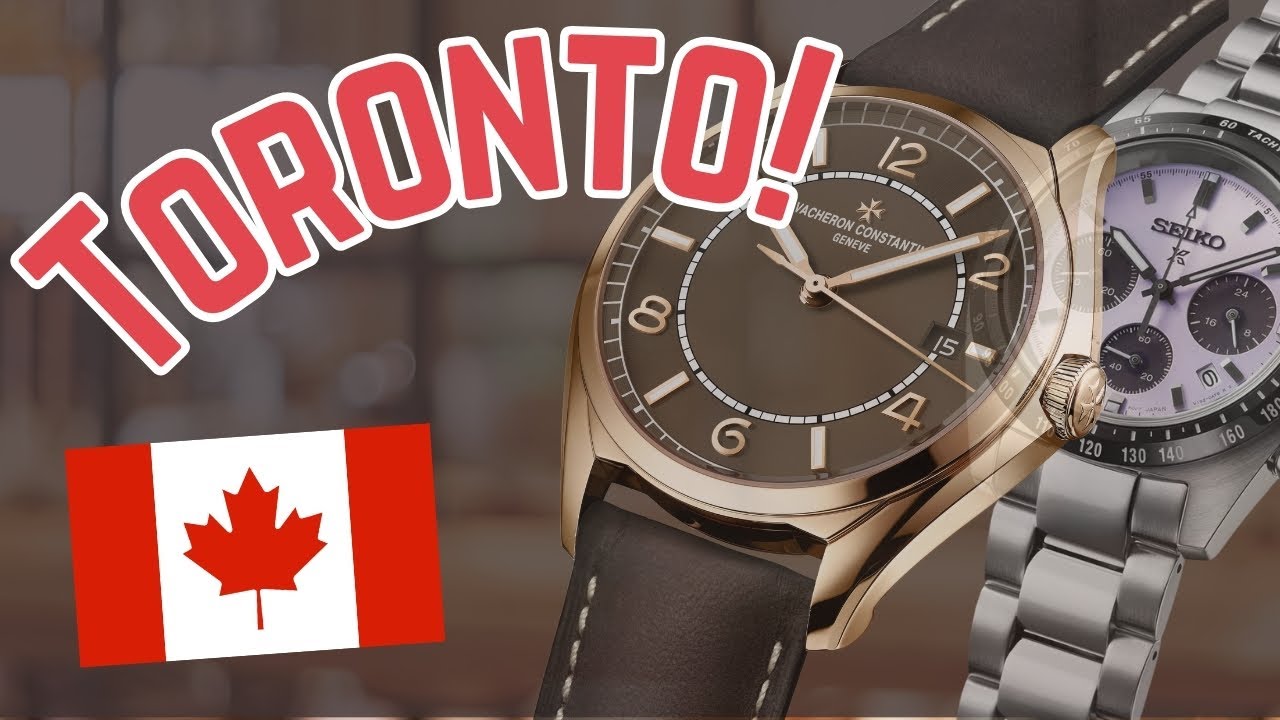My surprise in the watch boutiques and ADs of Toronto!