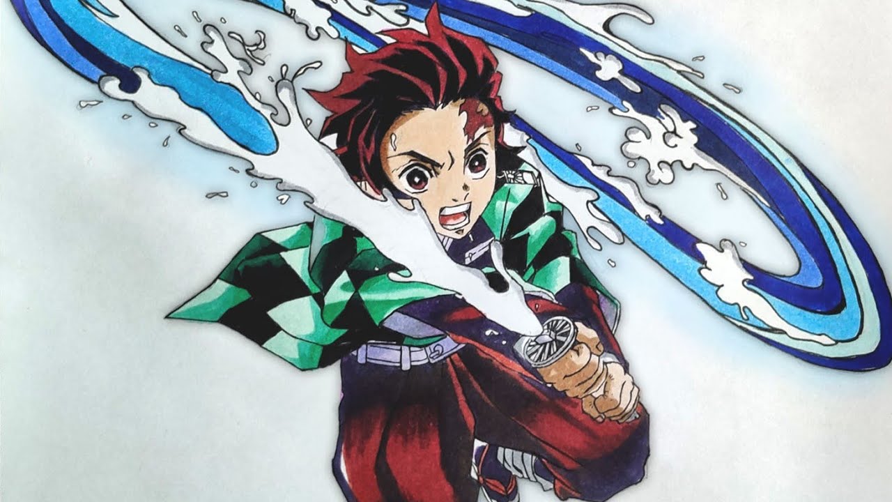 Drawing Tanjiro Kamado | Demon Slayer #demonslayer #kimetsunoyaiba