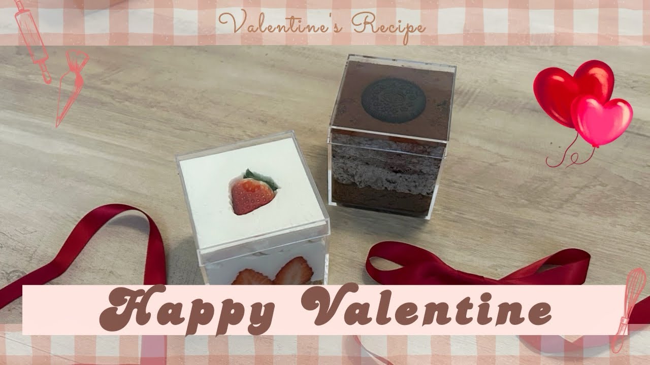 【Valentine❤🍫】オーブン不使用で超可愛いsweets作って爆モテ間違いなし❣️