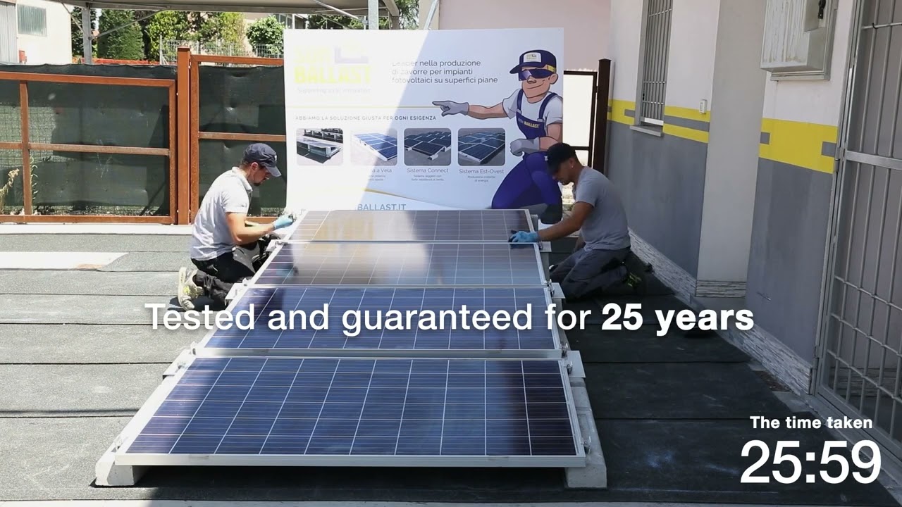 Sun Ballast - Installation of Sail system 5°