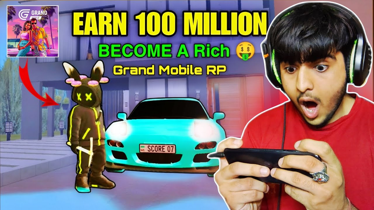 How I Earn $1M in One Minute in Grand Mobile RP 🤑🔥