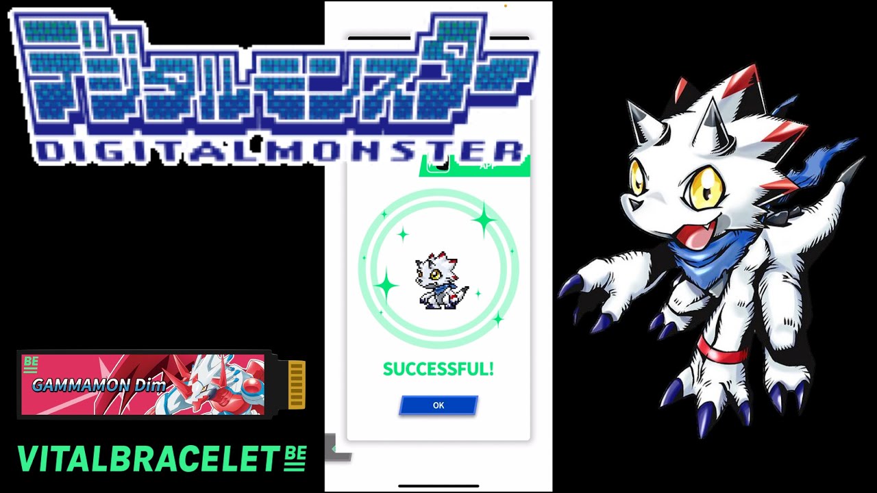 DIGIMON Vital Bracelet BE - GAMMAMON || BEMemory Gammamon DiM Log 3