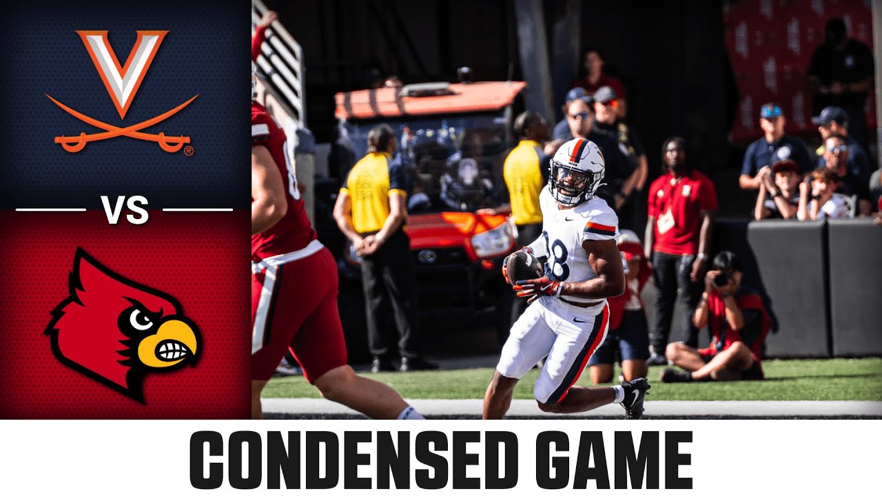 Virginia vs Louisville Condensed Game | 2025 ACC Football
