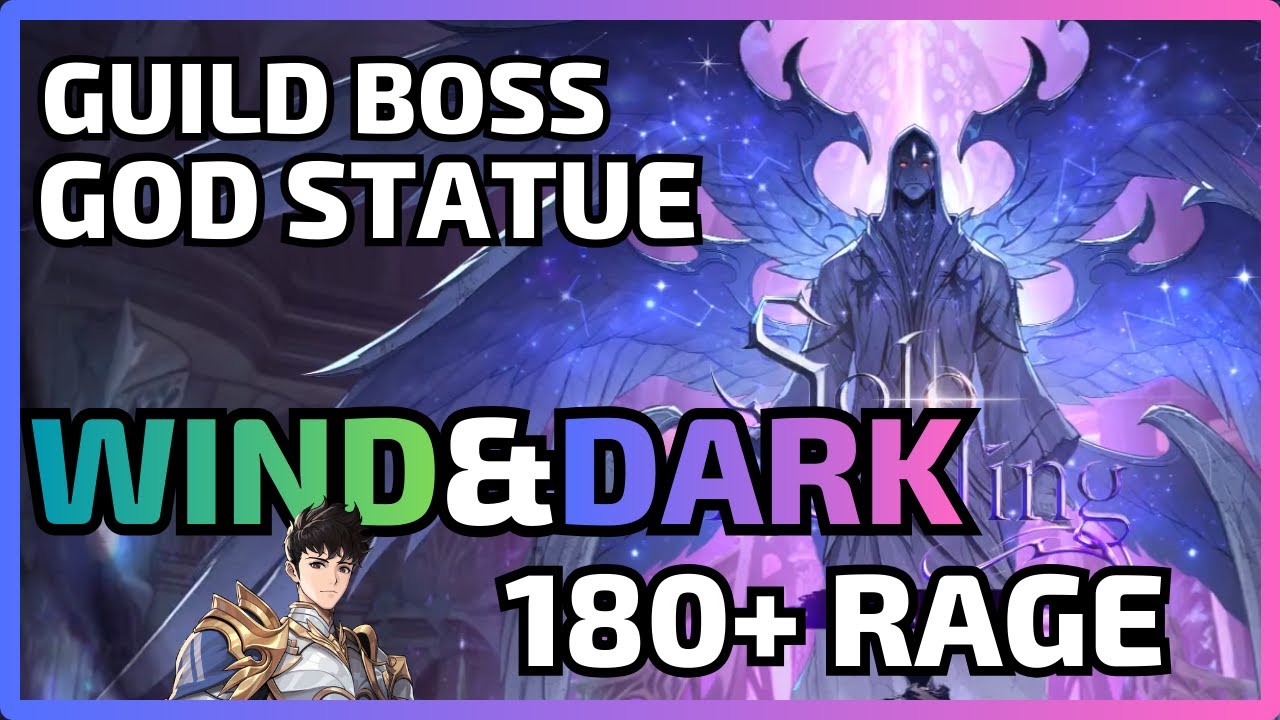 Guild Boss 🗿GOD STATUE 🗿 -🌀Wind🌀 -🌚Dark🌚- ~  Rage Counter:182 | Solo Leveling: Arise