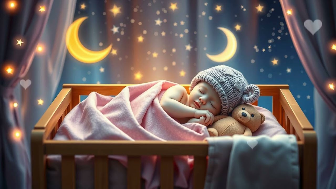 🌙 Rainy Rest 🌧️ Soft Baby Lullaby for Bedtime 💤