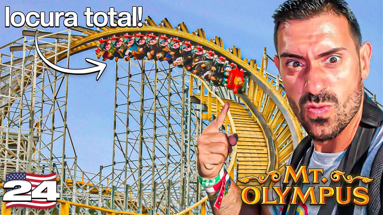 MT. OLYMPUS 🇺🇸 El Parque de Atracciones con la montaña rusa MÁS LOCA de Estados Unidos