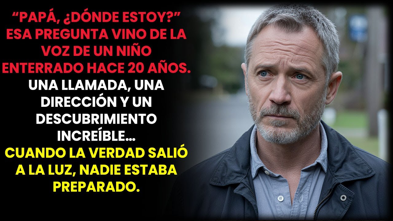 Enterré a mi hijo con mis propias manos hace años. Pero una llamada desde su número me dejó en shock