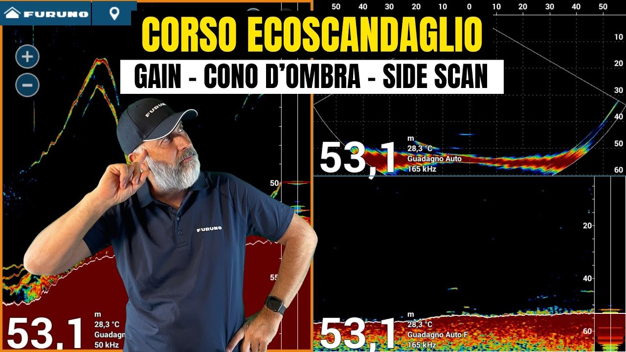 🔍 Ecoscandaglio in Azione: Gain, Clutter, Cancella Colore e Side Scan – con Michele Prezioso
