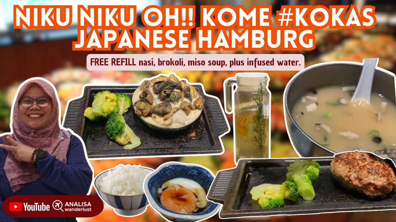 Niku Niku Oh!! Kome Kokas  Japanese Hamburg Viral! #japanese #japanesehamburg #nikunikuohkome