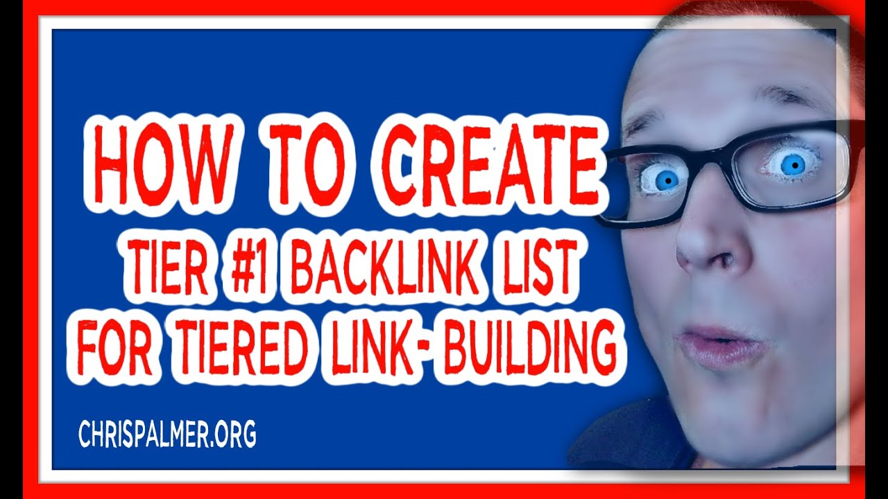 How to Create Backlinks List Tutorial  For Tiered Link Building SEO
