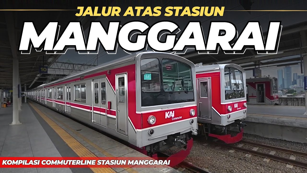 Commuterline Stasiun manggarai lantai atas | Hunting Kereta Commuterline