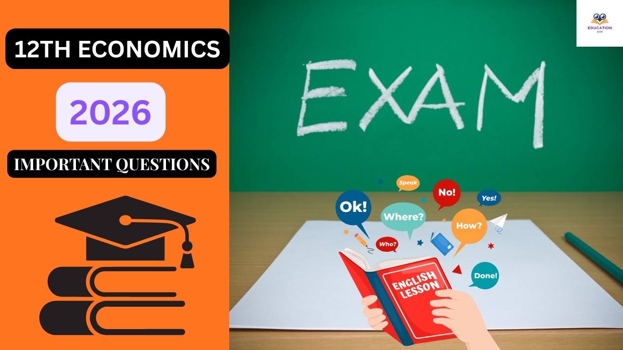 class 12th economics important questions #12thboard #economics #live #boardexam2026 #cbseboard2026