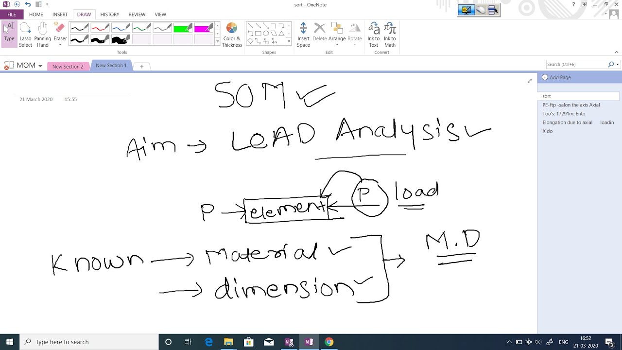 Strength of materials 1