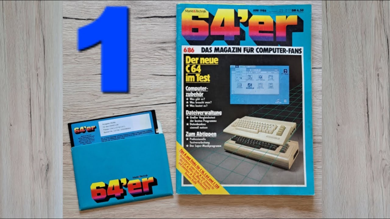 Computerzeitschrift - 64er (6/86) - Zeitreise in die Vergangenheit!