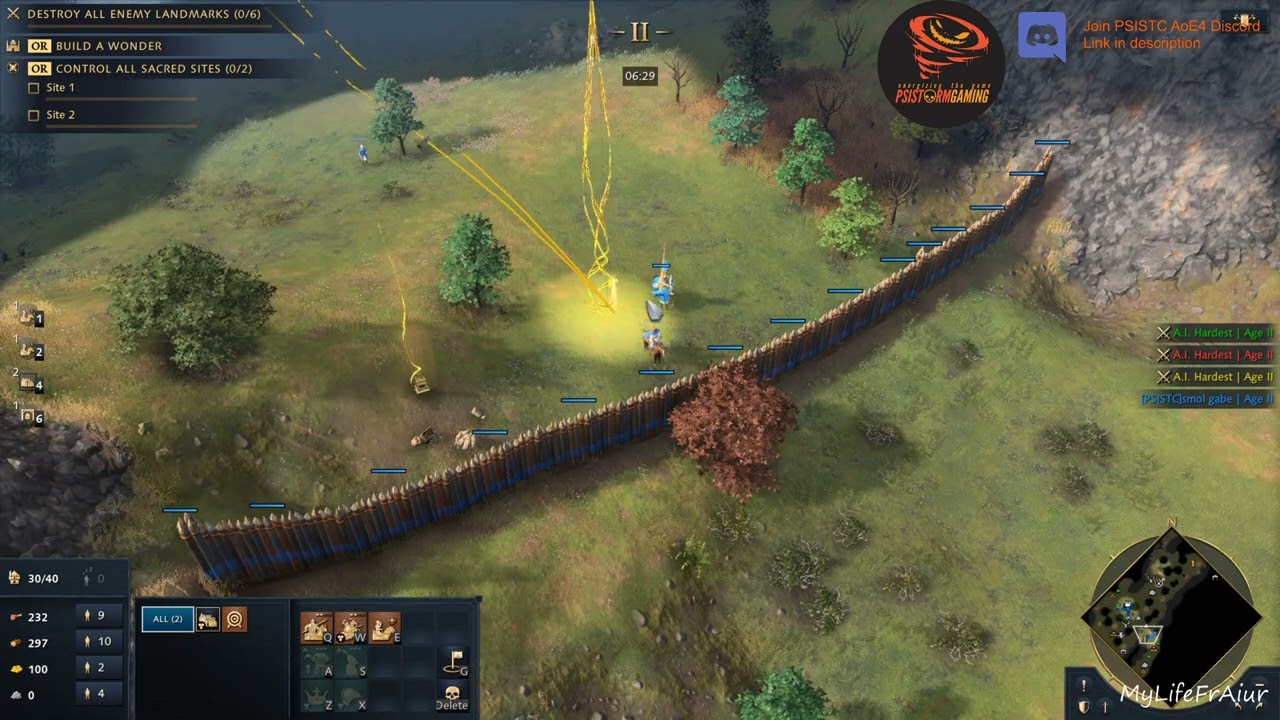 Age of Empires IV 1 vs 3 Hardest AI | The AI in AoE 4 is too easy