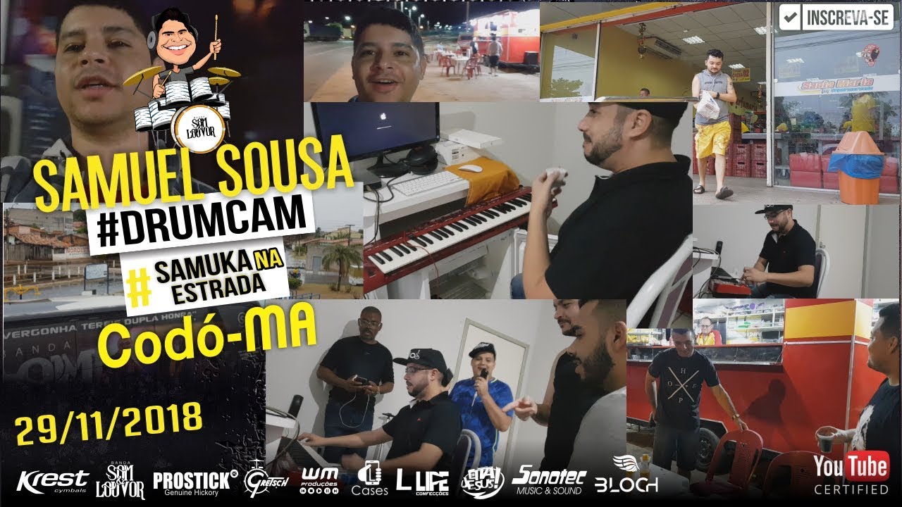 #SamukaNaEstrada #DrumCam em Codó-MA 29/11/18