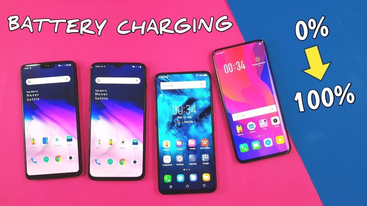 One Plus 6T | One Plus 6 | Vivo Nex | Oppo Find X Battery CHARGING TEST | TechTag