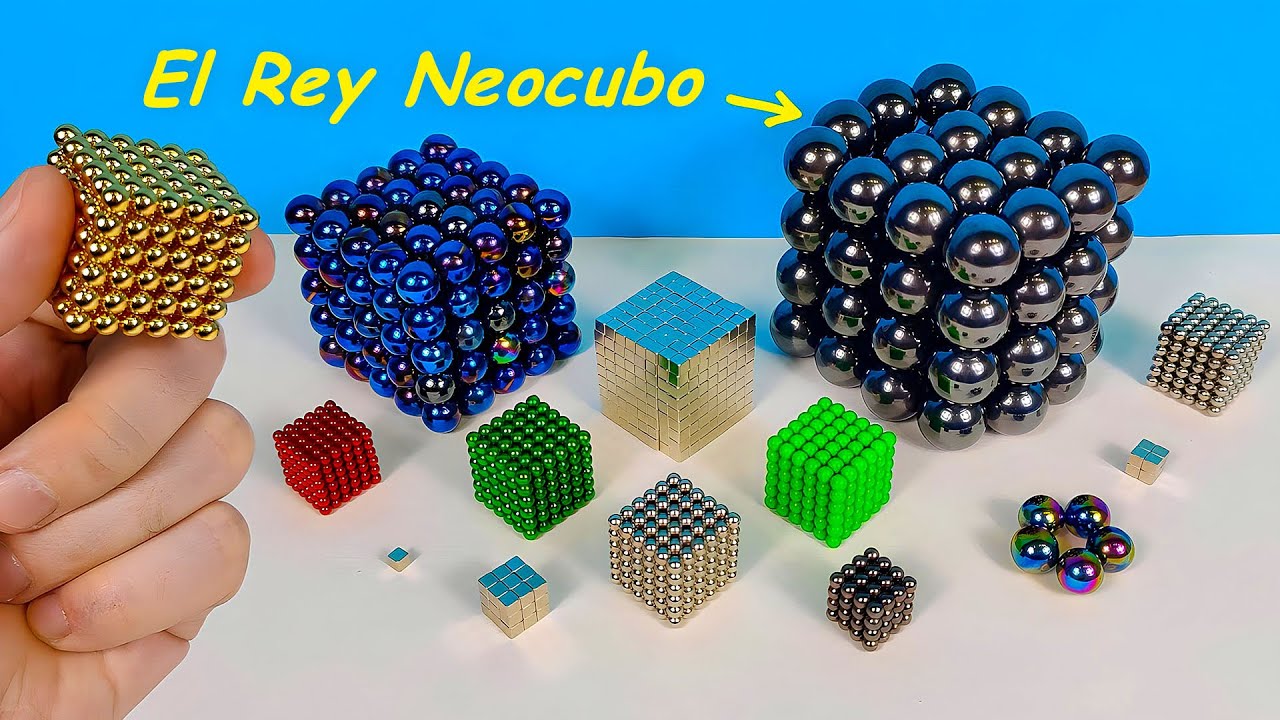 Mi colección de NEOCUBOS magnéticos, ¡de PEQUEÑOS a ENORMES!