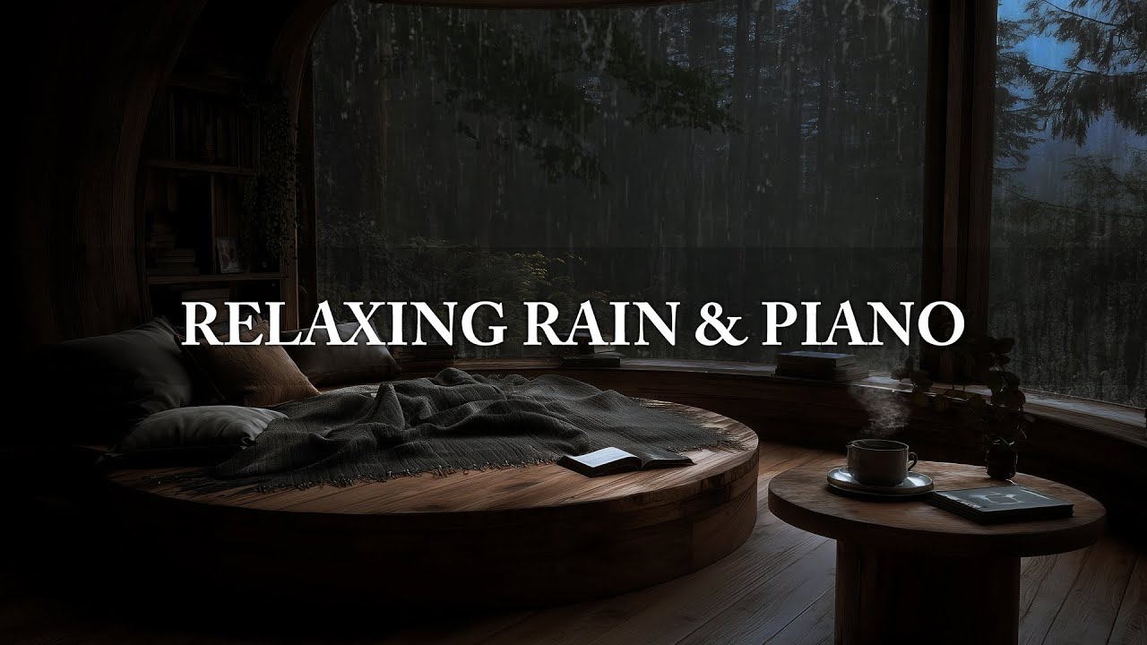 Beat Stress Instantly | Rain Sounds & Soft Piano for Stress Relief